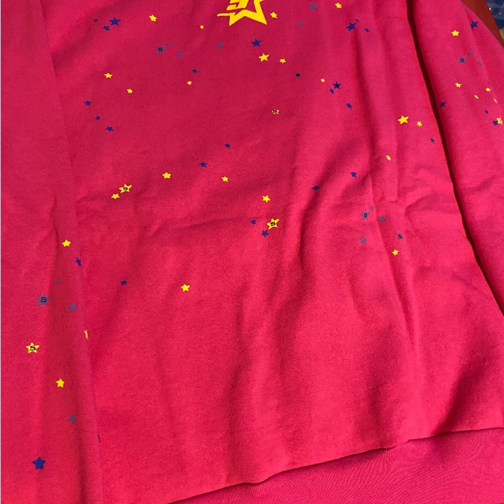 Sp5der P*ink Hoodie - Picture 4 of 11